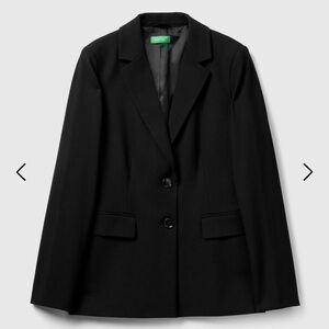 United Colors Of Benetton slim fit Black Blazer